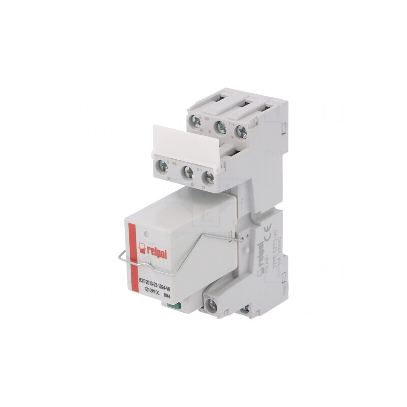 Releu intermediar 3PDT 24VDC 10A 250VAC PIR3T-024DC-M41G-V0 | Electronic-mag.ro | Componente Electronice