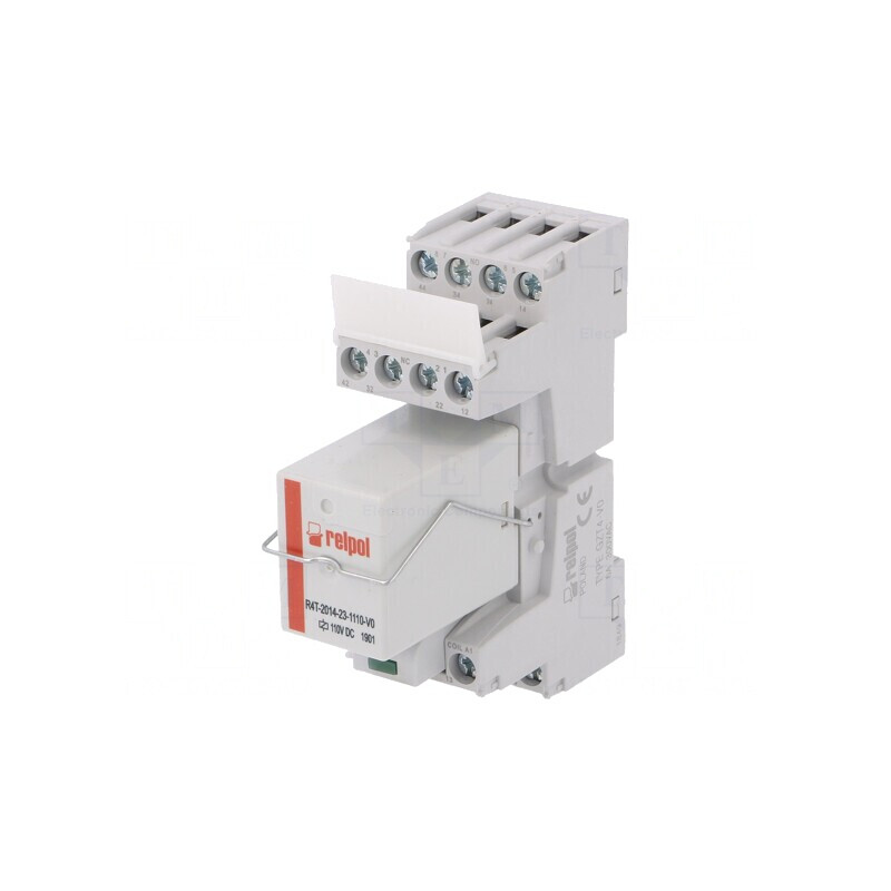 Releu intermediar 4PDT 110VDC 6A | Electronic-mag.ro | Componente Electronice