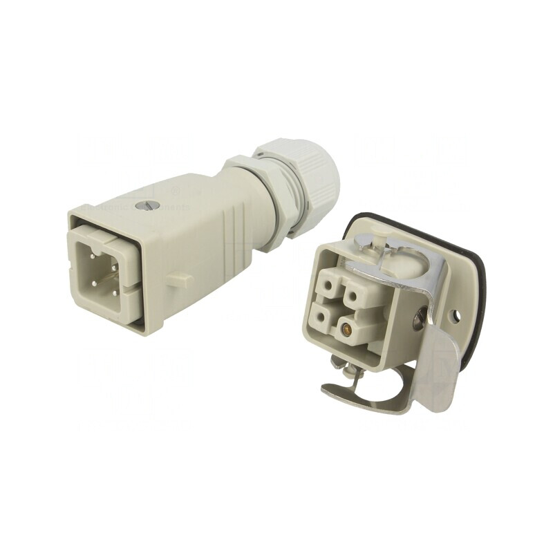 Set complet Conector HDC tată-mamă soclu-mufă 4 pini | Electronic-mag.ro | Componente Electronice Set complet Conector HDC tată-mamă soclu-mufă 4 pini | Electronic-mag.ro | Componente Electronice