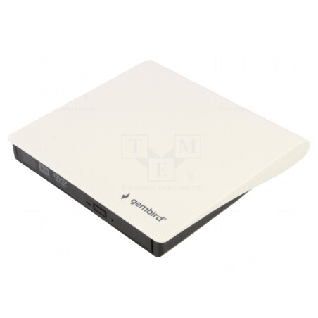Unitate optică externă DVD USB 3.1 alb/negru | Electronic-mag.ro | Componente Electronice