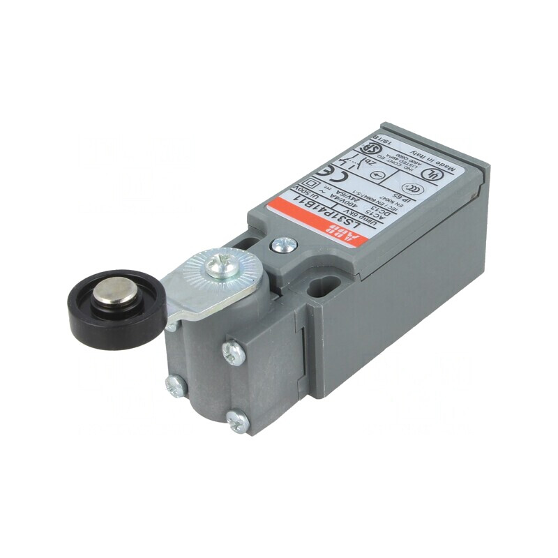 Limitator cursă manetă 26,5mm rolă plastic 18mm 10A | Electronic-mag.ro | Componente Electronice