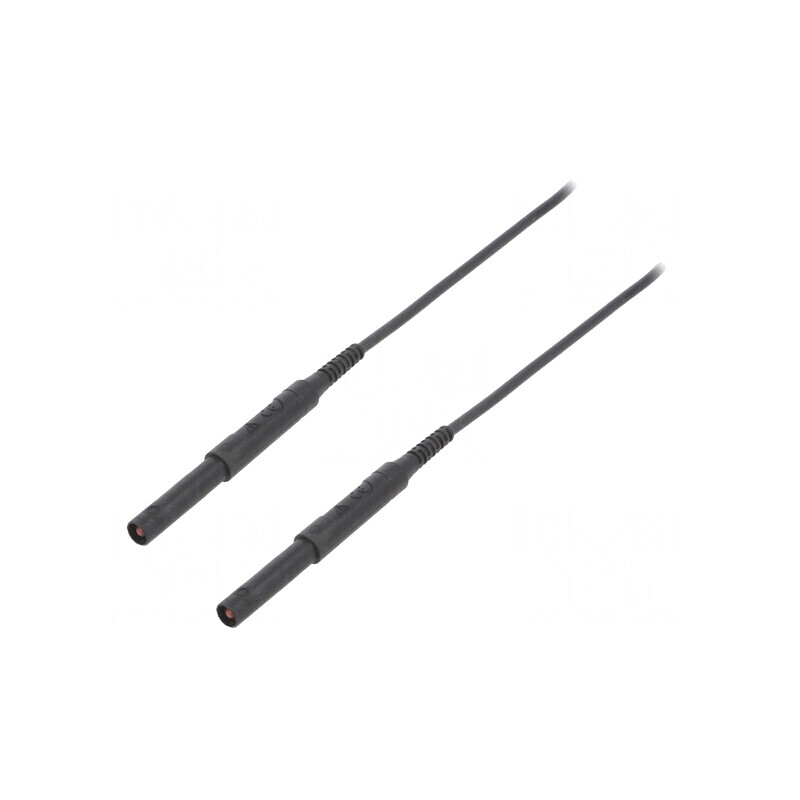 Cablu de măsurare 6kV 16A 1,5m Negru | Electronic-mag.ro | Componente Electronice