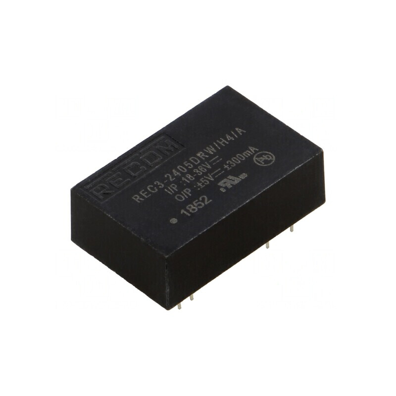 Convertor DC/DC 3W 18-36V la 5V/-5V DIP24 | Electronic-mag.ro | Componente Electronice