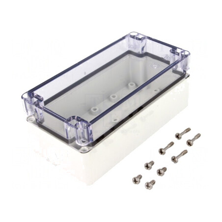 Carcasă universală gri 80x160x65mm IK07 | Electronic-mag.ro | Componente Electronice