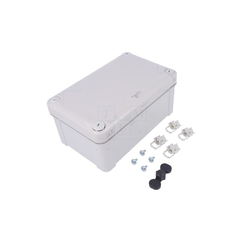 Carcasă universală policarbonat gri 121x192x87mm | Electronic-mag.ro | Componente Electronice