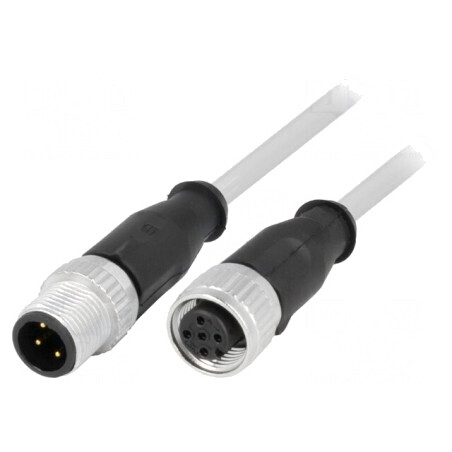 Cablu Senzori Automatizări 4-PIN M12-M12 10m | Electronic-mag.ro | Componente Electronice