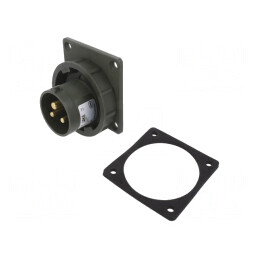 Conector alimentare trifazat 16A IP67 | Electronic-mag.ro | Componente Electronice