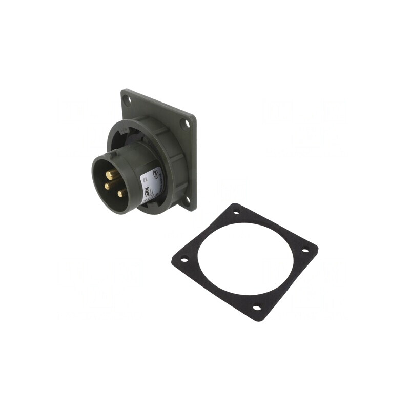 Conector alimentare trifazat 16A IP67 | Electronic-mag.ro | Componente Electronice