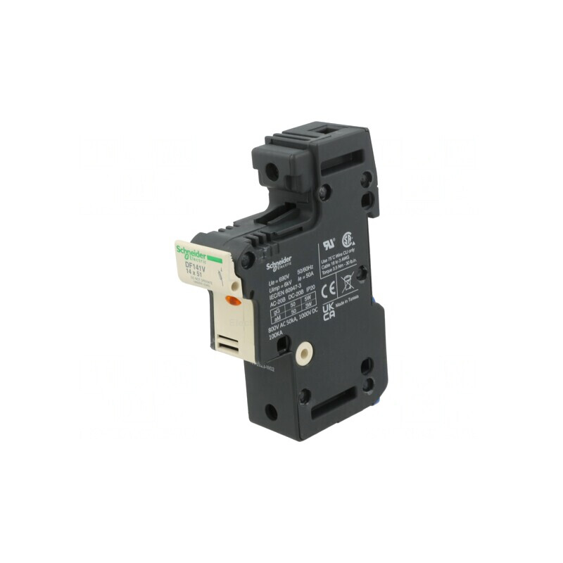 Suport Siguranţă DIN Poli 1 DF141V | Electronic-mag.ro | Componente Electronice