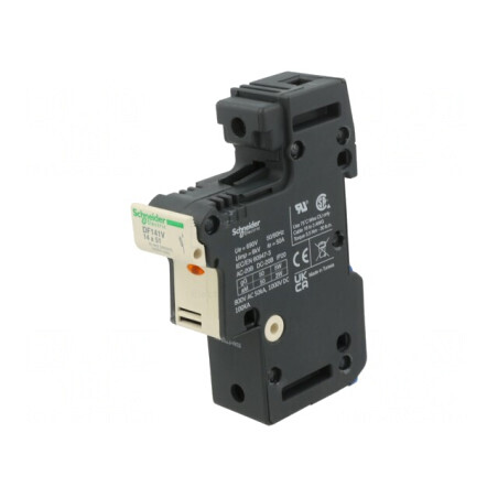Suport Siguranţă DIN Poli 1 DF141V | Electronic-mag.ro | Componente Electronice
