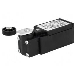 Limitator cursă manetă 27mm rolă plastic Ø18mm 10A | Electronic-mag.ro | Componente Electronice