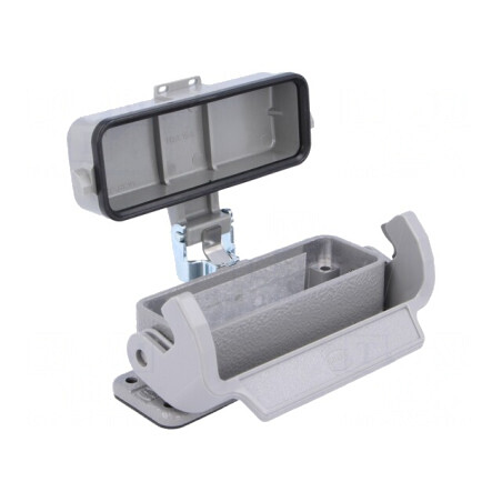 Carcasă conectori HAN 16A IP65 cu clichet | Electronic-mag.ro | Componente Electronice