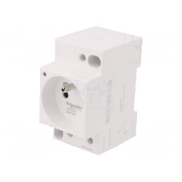 Soclu E 250VAC 16A pentru şină DIN ACTI9 | Electronic-mag.ro | Componente Electronice