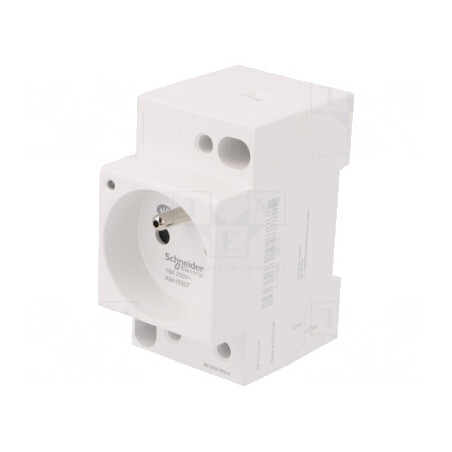 Soclu E 250VAC 16A pentru şină DIN ACTI9 | Electronic-mag.ro | Componente Electronice