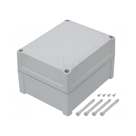 Carcasă universală TEMPO ABS gri 191x240x147mm | Electronic-mag.ro | Componente Electronice