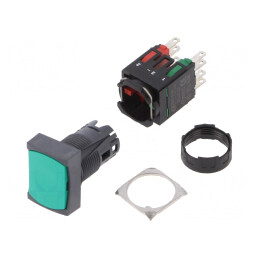 Comutator apăsare 16mm 1 NC NO | Electronic-mag.ro | Componente Electronice