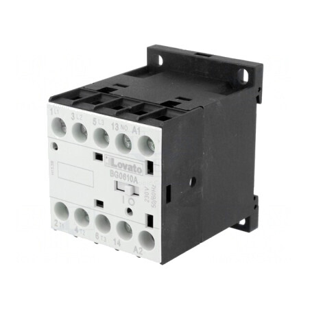 Contactor 3P NO 230VAC 6A 3 Contacte Auxiliare | Electronic-mag.ro | Componente Electronice