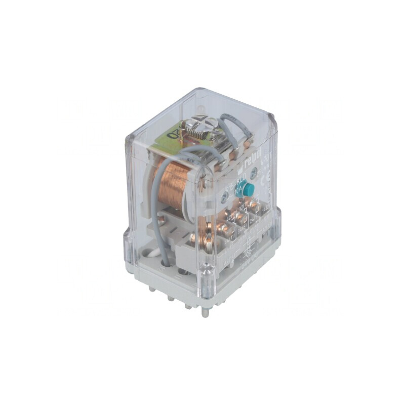 Releu Electromagnetic 4PDT 24VDC 10A | Electronic-mag.ro | Componente Electronice