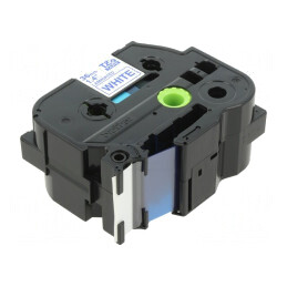 Bandă de etichetare albă 36mm x 8m cu text albastru | Electronic-mag.ro | Componente Electronice