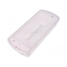 Lampă de urgență LED SafeLite albă IP42 | Electronic-mag.ro | Componente Electronice