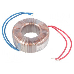 Transformator toroidal 50VA 230V 12V 4.1A cabluri | Electronic-mag.ro | Componente Electronice