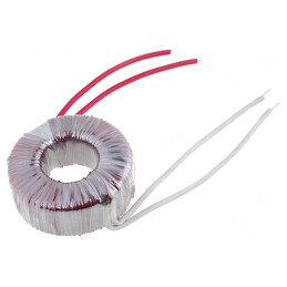 Transformator Toroidal 50VA 230V 24V 2.08A Cabluri