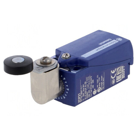 Limitator cursă manetă R 33mm cu rolă plastic Ø19mm 10A | Electronic-mag.ro | Componente Electronice