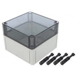 Carcasă Universală Polistiren 130x130x99mm | Electronic-mag.ro | Componente Electronice