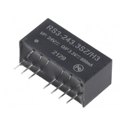 Convertor DC/DC 3W 9-27V la 3.3V 600mA SIP8 | Electronic-mag.ro | Componente Electronice