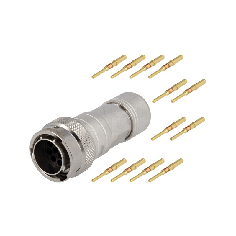 Conector circular RT360 mufă tată crimpat PIN 12 | Electronic-mag.ro | Componente Electronice