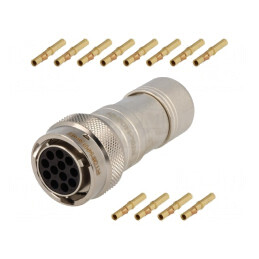 Mufă Circulară pe Cablu 12 PIN Crimpată RT360 | Electronic-mag.ro | Componente Electronice