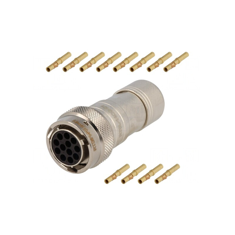 Mufă Circulară pe Cablu 12 PIN Crimpată RT360 | Electronic-mag.ro | Componente Electronice