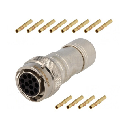 Mufă Circulară pe Cablu 12 PIN Crimpată RT360 | Electronic-mag.ro | Componente Electronice