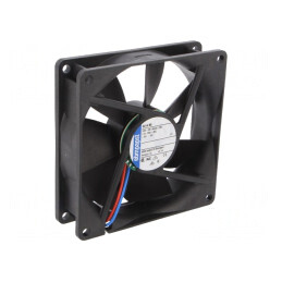 Ventilator: DC | axial | 24VDC | 92x92x25mm | 84m3/h | 32dBA | cu glisare | 3414 NG