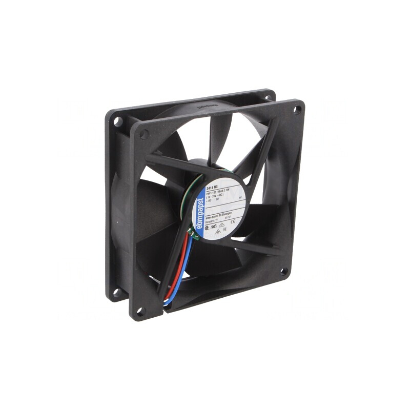 Ventilator axial DC 24V 92x92x25mm 84m3/h 32dBA | Electronic-mag.ro | Componente Electronice