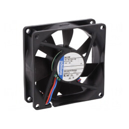 Ventilator axial 12V 80x80x25mm 79m3/h 37dBA | Electronic-mag.ro | Componente Electronice
