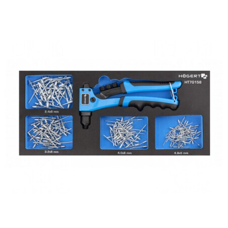 Set Mașină de Nituit Manuală 201 Bucăți | Electronic-mag.ro | Componente Electronice