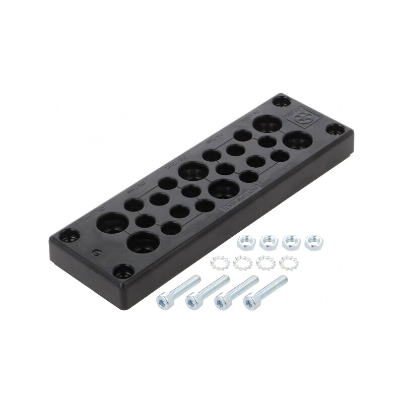 Garnitură policarbonat multi-orificii -30÷110°C | Electronic-mag.ro | Componente Electronice