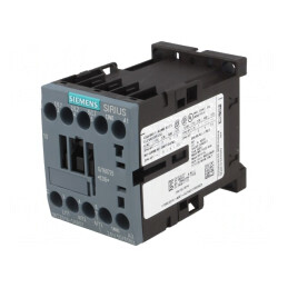 Contactor 3P 9A 24VAC NO x3 Auxiliare NO