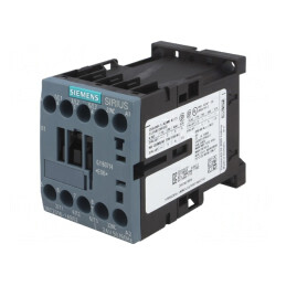 Contactor 3P NO + 3 NC Aux 24VAC 9A | Electronic-mag.ro | Componente Electronice