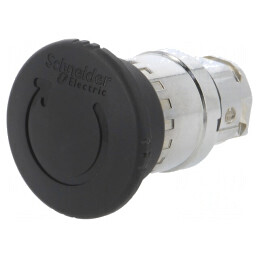 Comutator apăsare 22mm negru 2 poziții ZB4BS52 | Electronic-mag.ro | Componente Electronice