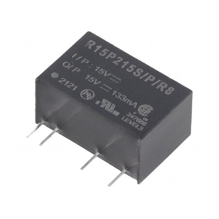 Convertor DC/DC 2W 15V 133mA | Electronic-mag.ro | Componente Electronice