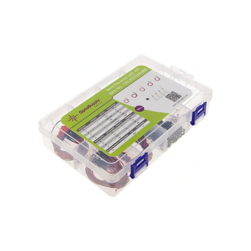 Set LED 5mm THT 160buc 1.8-3.4V Cutie Plastic | Electronic-mag.ro | Componente Electronice Set LED 5mm THT 160buc 1.8-3.4V Cutie Plastic | Electronic-mag.ro | Componente Electronice