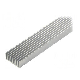 Radiator Extrudat cu Aripioare Naturale 1000mm | Electronic-mag.ro | Componente Electronice