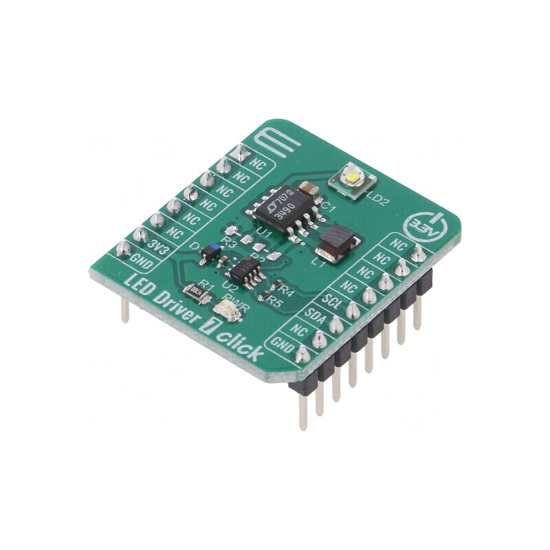 LED Driver 7 Click Board Prototyping Module | Electronic-mag.ro | Componente Electronice