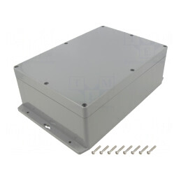 Carcasă Universală cu Lame de Fixare 185x265x75mm | Electronic-mag.ro | Componente Electronice