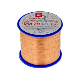 Sârmă Emailată Dublu Strat 0.15mm 0.25kg Cu | Electronic-mag.ro | Componente Electronice