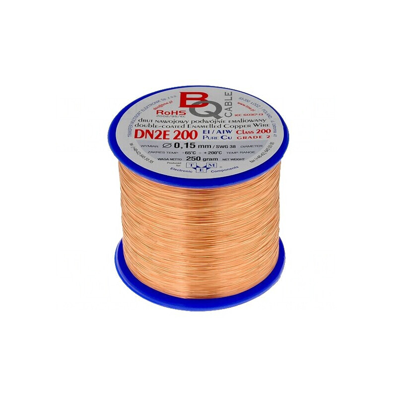 Sârmă Emailată Dublu Strat 0.15mm 0.25kg Cu | Electronic-mag.ro | Componente Electronice Sârmă Emailată Dublu Strat 0.15mm 0.25kg Cu | Electronic-mag.ro | Componente Electronice