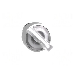 Comutator Rotativ 22mm cu LED Alb IP66 | Electronic-mag.ro | Componente Electronice