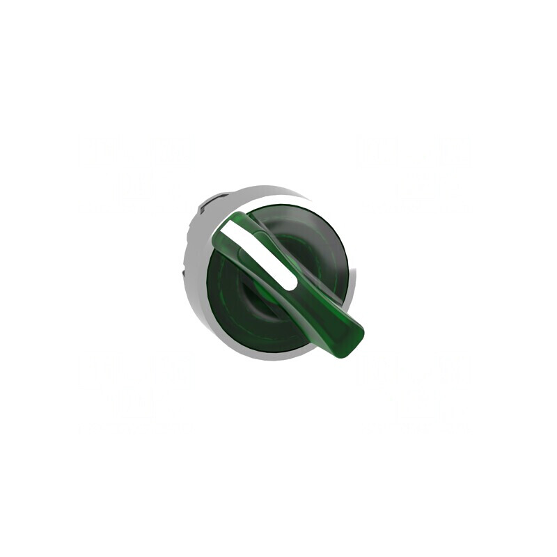 Comutator rotativ 22mm LED verde IP66 | Electronic-mag.ro | Componente Electronice